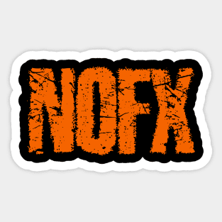 Distressed NOFX Sticker